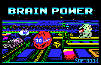 Copie d'écran du logiciel Brain Power dans la catégorie Jeu d'action pour ordinateur Thomson TO7-70