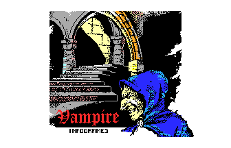 Copie d'écran du logiciel Vampire dans la catégorie Jeu d'action pour ordinateur Thomson TO7-70
