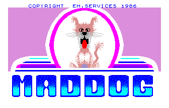 Copie d'écran du logiciel Maddog dans la catégorie Jeu d'action pour ordinateur Thomson TO7-70